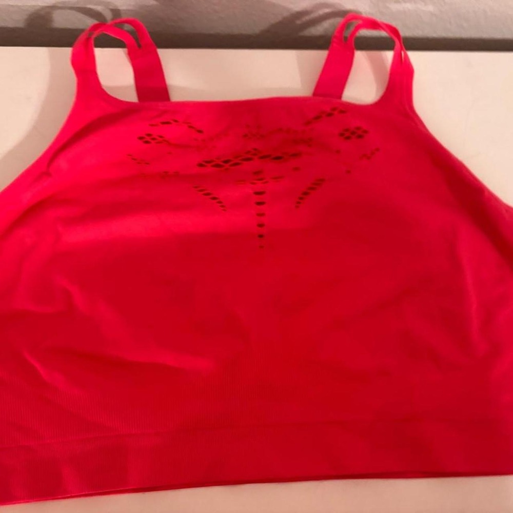 Cacique Pink Seamless Laser Cut Bralette Plus Size 26/28 Wireless Bra